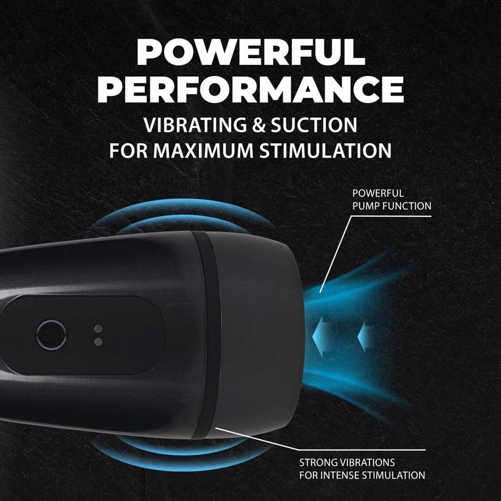 Vibrobator Pulsar - pompa e masturbatore ricaricabile con aspirazione e vibrazione